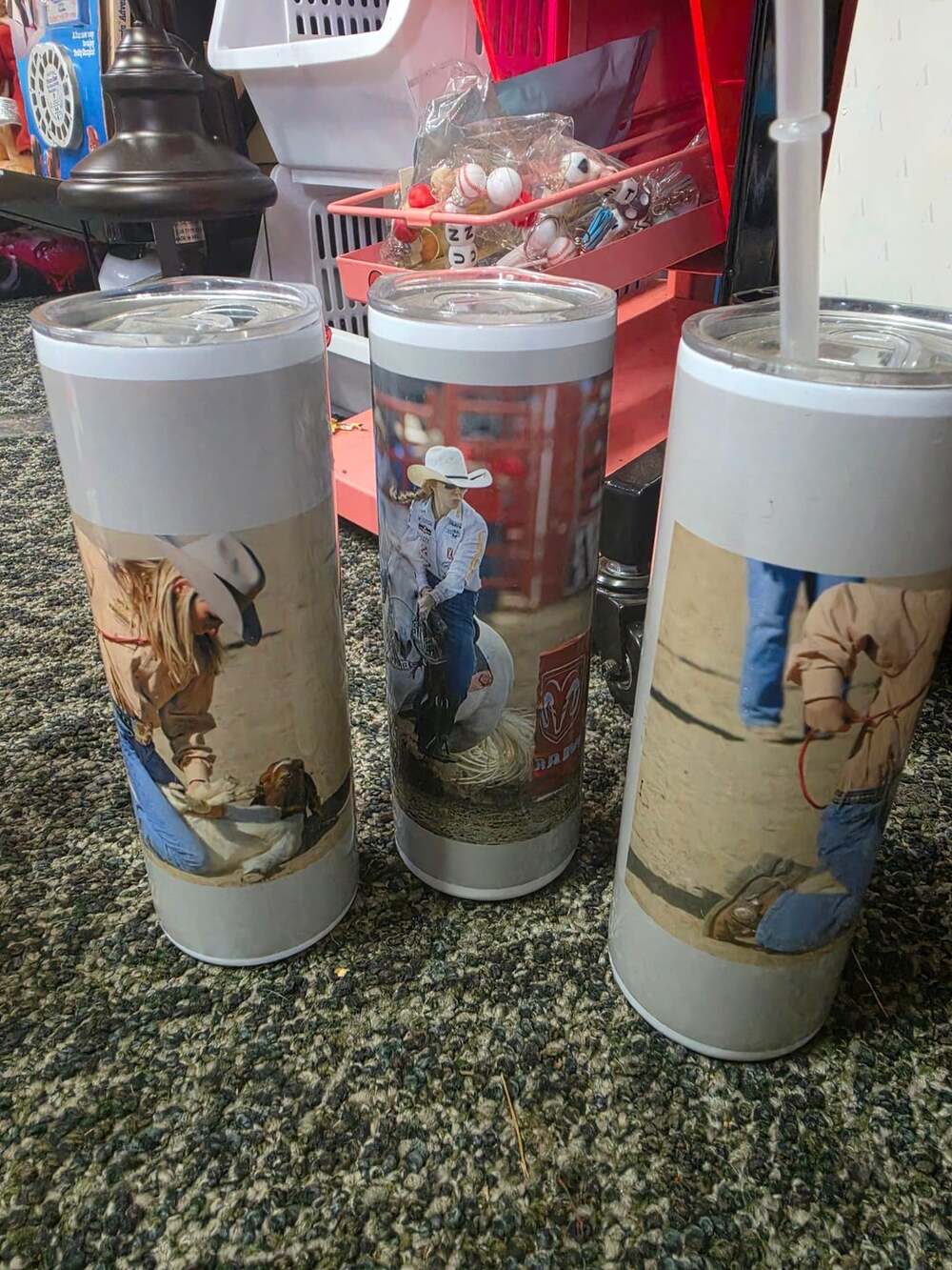 Western Cowgirl Rodeo Sublimation Tumbler 20 oz